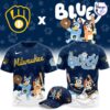 Milwaukee Brewers Bluey Night Game Hoodie