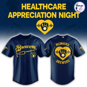 Milwaukee Brewers Healthcare Appreciation Night Baseball Jersey