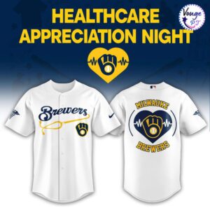 Milwaukee Brewers Healthcare Appreciation Night Baseball Jersey 2