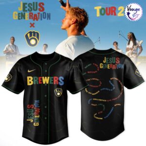 Milwaukee Brewers x Forrest Frank Tour 2026 Baseball Jersey 2