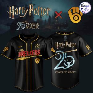 Milwaukee Brewers x Harry Potter – 25 Years of Magic New Baseball Jersey