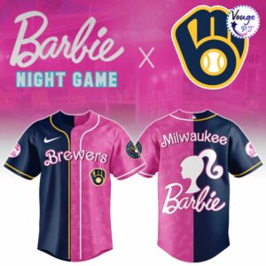 Milwaukee Brewers x Barbie Night 2026 Limited Editions Jersey