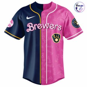 Milwaukee Brewers x x Barbie Night 2026 Limited Editions Jersey 2
