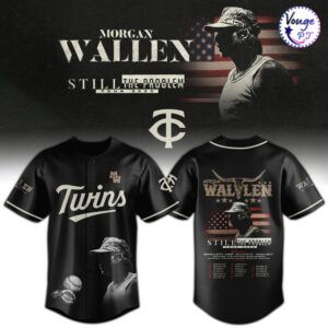 Minnesota Twins x Morgan Wallen Still The Problem Tour Baseball Jersey