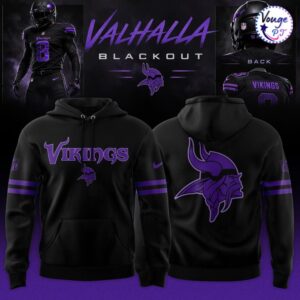 Minnesota Vikings Black Out 2026 Hoodie