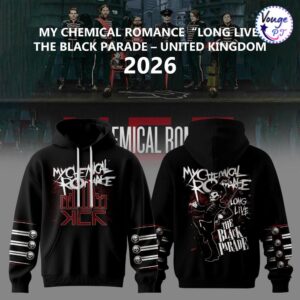 My Chemical Romance Long Live The Black Parade UK 2026 Tour Hoodie 2