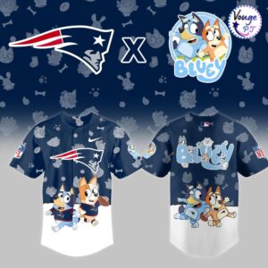 New England Patriots x Bluey Night Limited Edition Jersey 2