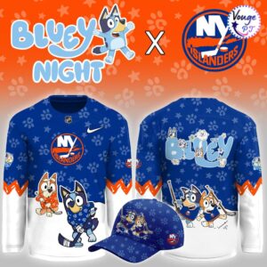 New York Islanders x Bluey Night Limited Edition Hockey Jersey
