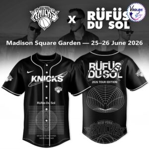 New York Knicks x Rüfüs Du Sol 2026 Tour Jersey