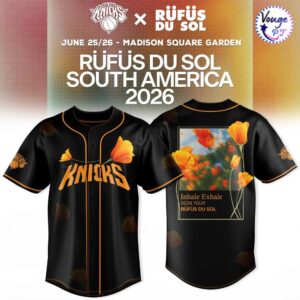 New York Knicks x Rfs Du Sol South America 2026 Baseball Jersey 2