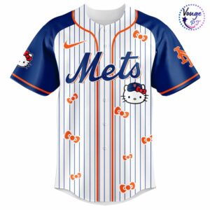 New York Mets x Hello Kitty 2026 Baseball Jersey 2