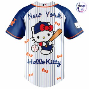 New York Mets x Hello Kitty 2026 Baseball Jersey 3