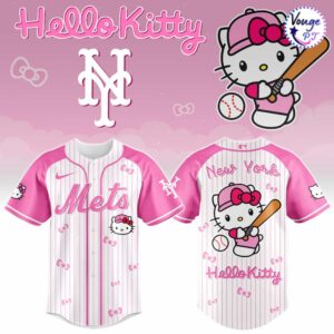 New York Mets x Hello Kitty 2026 Baseball Jersey 4