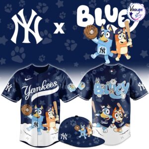 New York Yankees x Bluey Night Limited Edition Baseball Jersey