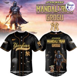 New York Yankees x Star Wars The Mandalorian And Grogu Jersey