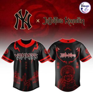 New York Yankees x Sukuna Cursed Energy Baseball Jersey