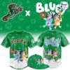 Norfolk Tides x Bluey Night Limited Edition Baseball Jersey
