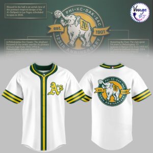 Oakland Athletics 125th Anniversary Commemorative Baseball Jersey 2