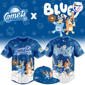 Oklahoma City Comets x Bluey Night Limited Edition Baseball Jersey