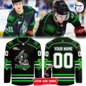 Omaha Lancers Mental Health Awareness Night 2026 Hockey Jersey 1