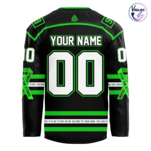 Omaha Lancers Mental Health Awareness Night 2026 Hockey Jersey 3