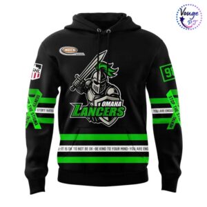 Omaha Lancers Mental Health Awareness Night 2026 Hoodie 2
