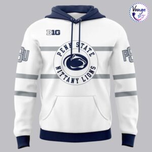 Penn State Mens Hockey 2026 New White Hoodie 2