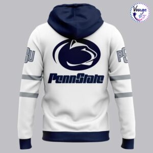 Penn State Mens Hockey 2026 New White Hoodie 3