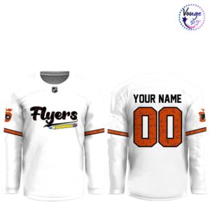 Philadelphia Flyers Teacher Appreciation Night Hockey Jersey 4
