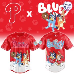 Philadelphia Phillies x Bluey Night Limited Edition Baseball Jersey 2