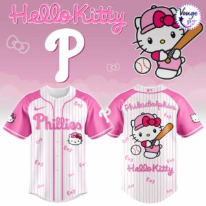 Philadelphia Phillies x Hello Kitty 2026 Baseball Jersey 4