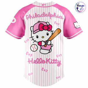 Philadelphia Phillies x Hello Kitty 2026 Baseball Jersey 6