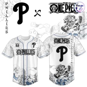 Philadelphia Phillies x Luffy Gear 5 Baseball Jersey