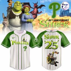 Philadelphia Phillies x Shrek 25th Anniversary Limited Jersey