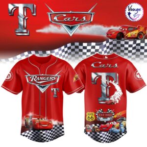 Texas Rangers x Special Cars 20th Anniversary Jersey
