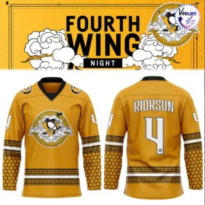 Pittsburgh Penguins Fourth Wing Night Limited Edition Hockey Jersey 3