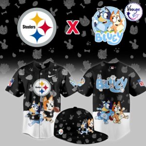 Pittsburgh Steelers x Bluey Night Limited Edition Jersey