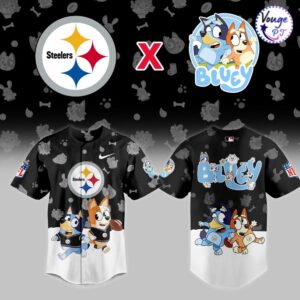 Pittsburgh Steelers x Bluey Night Limited Edition Jersey 2