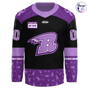 Rapid City Rush Fights Cancer 2026 New Hockey Jersey 2