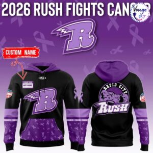 Rapid City Rush Fights Cancer 2026 New Hoodie