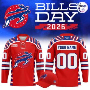 Rochester Americans Bills Day 2026 Custom Hockey Jersey – Red Fan Apparel