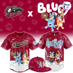 Sacramento River Cats x Bluey Night Limited Edition Baseball Jersey 1