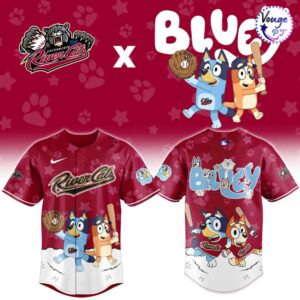 Sacramento River Cats x Bluey Night Limited Edition Baseball Jersey 2