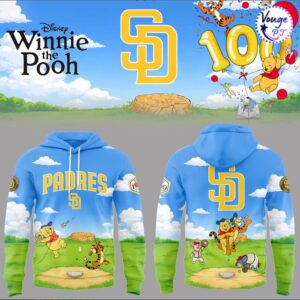 San Diego Padre x Winnie the Pooh 100 Year Hoodie