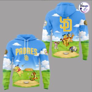 San Diego Padre x Winnie the Pooh 100 Year Hoodie 2