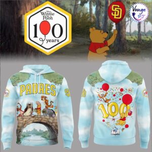 San Diego Padre x Winnie the Pooh 100 Year Limited Hoodie