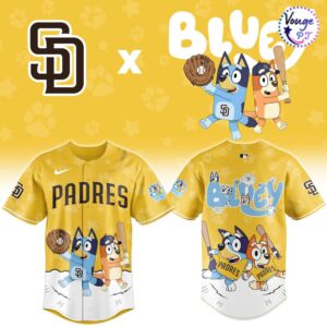 San Diego Padres x Bluey Night Limited Edition Baseball Jersey 4