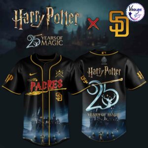 San Diego Padres x Harry Potter – 25 Years of Magic Baseball Jersey