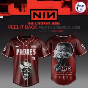 San Diego Padres x NIN Nine Inch Nails Peel It Back Baseball Jersey