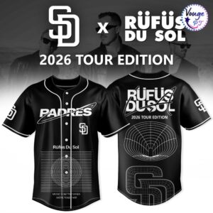 San Diego Padres x Rüfüs Du Sol 2026 Tour Jersey